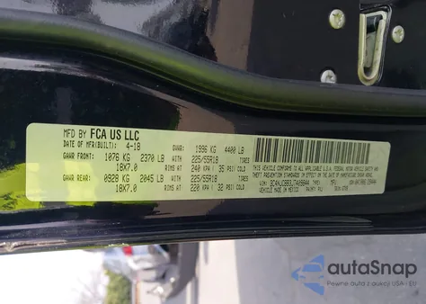 2018 Jeep Compass Altitude Fwd from USA, damaged, VIN 3C4NJCBB3JT409844